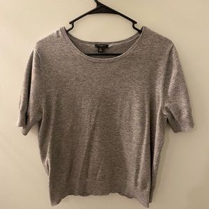 Ann Taylor | Gray Women’s Short Sleeve Top XL
